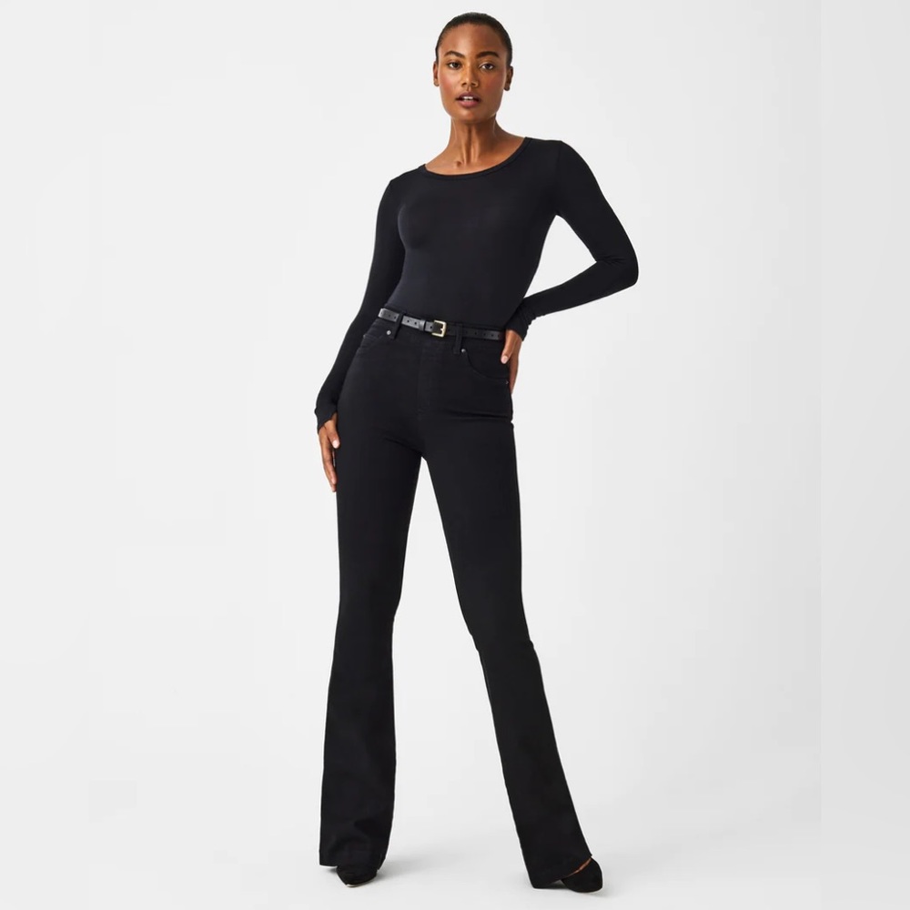 SPANX Women's Classic Black Flare Trousers
